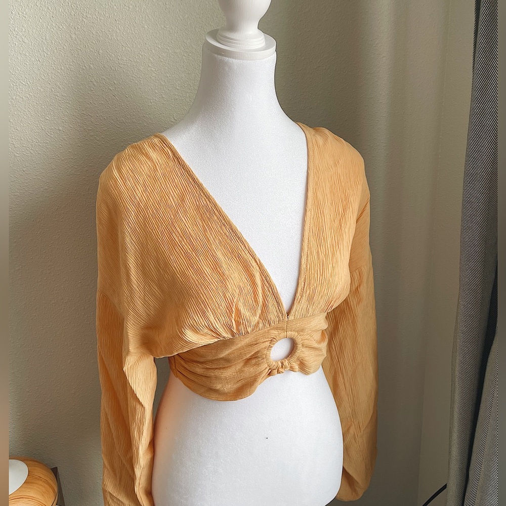 Yellow Deep V Top